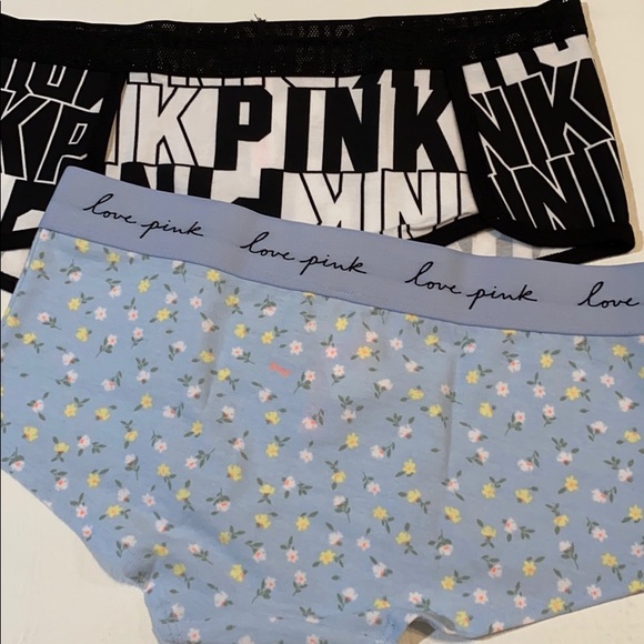 Bundle NWT VS Pink Logo BoyShorts Small - Picture 6 of 9